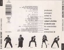 C + C Music Factory : Anything Goes! (CD, Album)