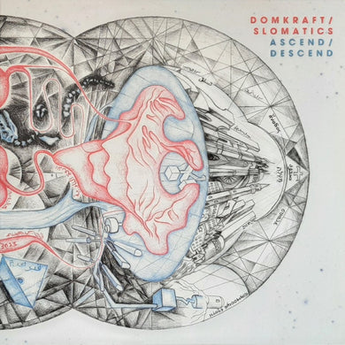 Domkraft / Slomatics : Ascend / Descend (LP, Album, Whi)
