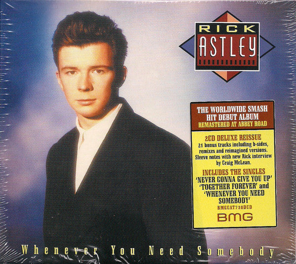 Rick Astley : Whenever You Need Somebody (2xCD, Album, Dlx, RE, RM + CD, Single, Ltd)