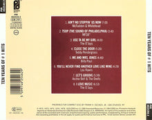 Various : Ten Years Of # 1 Hits (A Decade Of Hits - Philly International's Greatest) (CD, Comp, RE)
