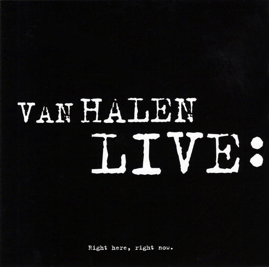 Van Halen : Live: Right Here, Right Now. (2xCD, Album, RE)