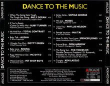 Various : Dance To The Music (CD, Comp)
