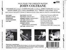 John Coltrane : Blue Train: The Complete Masters (CD, Album + CD)