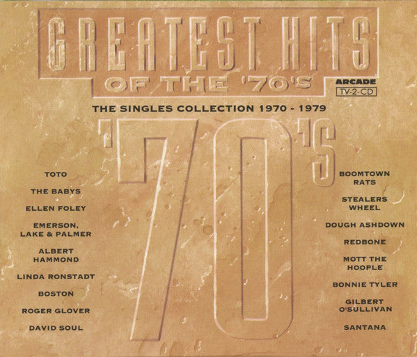 Various : Greatest Hits Of The '70's - The Singles Collection 1970-1979 (2xCD, Comp)