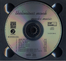 Thelonious Monk Septet : Monk's Music (CD, Album, RE, RM, Dig)