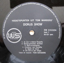Dorus : Hoogtepunten Uit Tom Manders' Dorus Show (LP, Album)