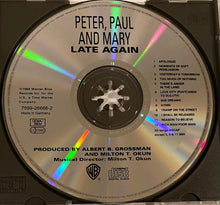 Peter, Paul & Mary : Late Again (CD, Album)