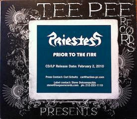 Priestess : Prior To The Fire (CD, Album, Promo)