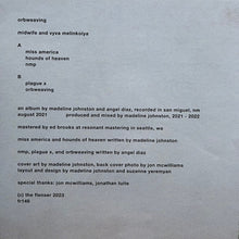 Midwife (2) & Vyva Melinkolya : Orbweaving (LP, Album, Ltd)