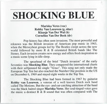 Shocking Blue : 20 Greatest Hits (CD, Comp, RE)