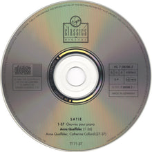 Erik Satie - Anne Queffélec, Catherine Collard : Oeuvres Pour Piano = Piano Works (CD, Album)