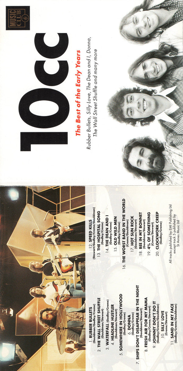 10cc : The Best Of The Early Years (CD, Comp)