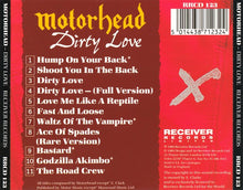 Motörhead : Dirty Love (CD, Album)