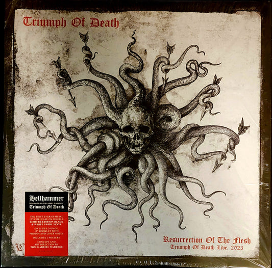 Triumph Of Death (2) : Resurrection Of The Flesh (Triumph Of Death Live, 2023) (2xLP, Album, Ltd, Bla)