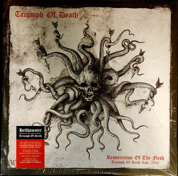 Triumph Of Death (2) : Resurrection Of The Flesh (Triumph Of Death Live, 2023) (2xLP, Album, Ltd, Bla)