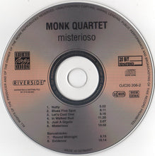 Monk Quartet* : Misterioso (CD, Album, RE, RM, Dig)
