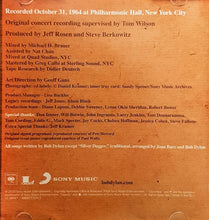 Bob Dylan : Live 1964 (Concert At Philharmonic Hall) (2xCD, RE)