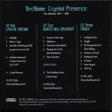 Tim Blake : Crystal Presence (The Albums 1977 - 1991) (Box, Comp + CD, Album, RE, RM + CD, Album, RE, RM )