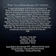 Winter (2) : Live In Brooklyn NY 09/02/2012 (LP, Album, Ltd, Cle)