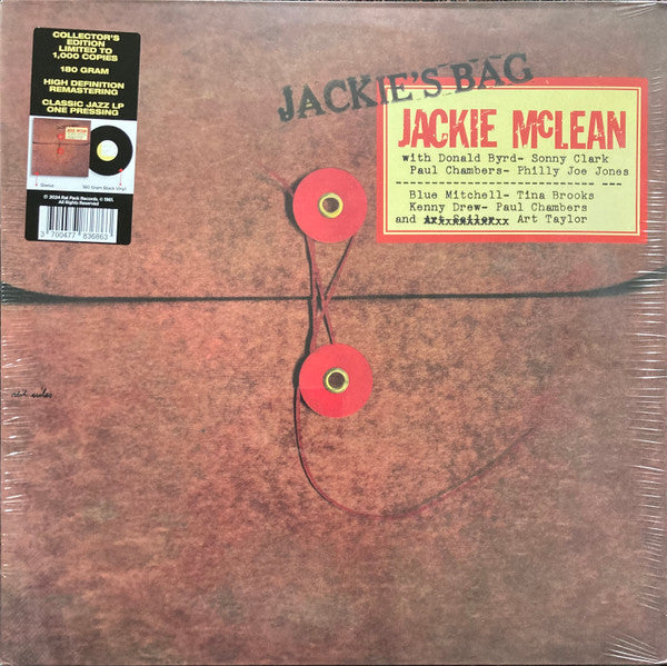 Jackie McLean : Jackie's Bag (LP, Album, Ltd, RM, Unofficial)