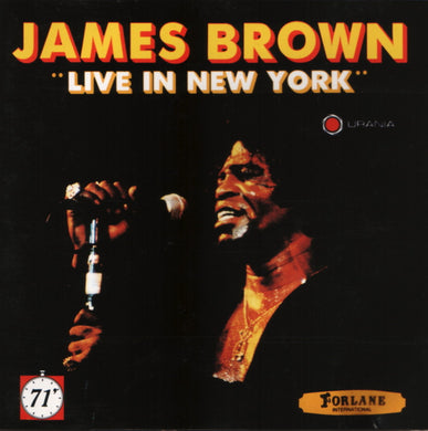 James Brown : Live In New York (CD, Album, RE)
