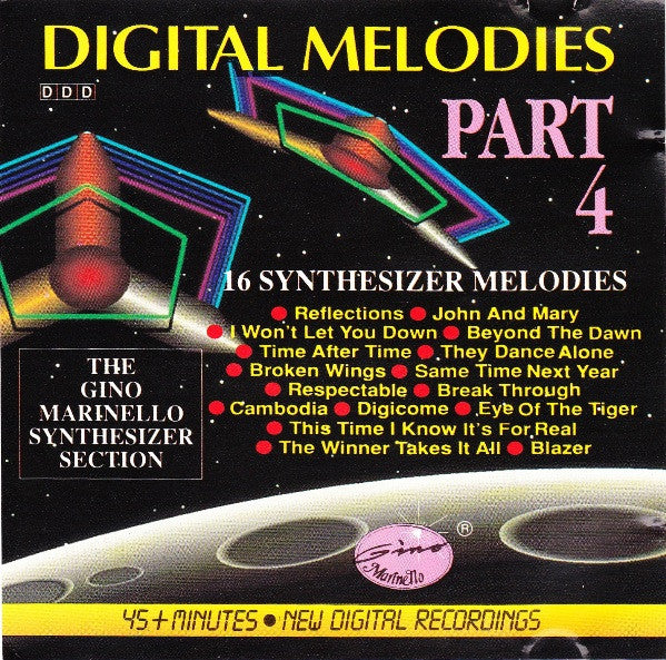The Gino Marinello Synthesizer Section : Digital Melodies Part 4 - 16 Synthesizer Melodies (CD, Album)