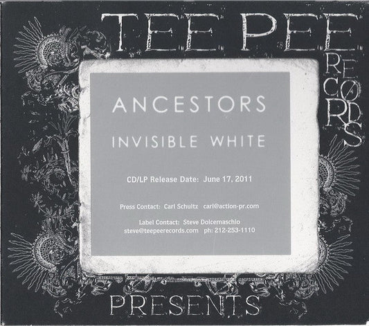 Ancestors (4) : Invisible White (CD, EP, Promo, Dig)