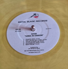 Satan : Songs In Crimson (LP, Album, Ltd, Num, Yel)