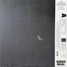De Mannen Broeders : Sober Maal (LP, Album, Ltd, Whi)