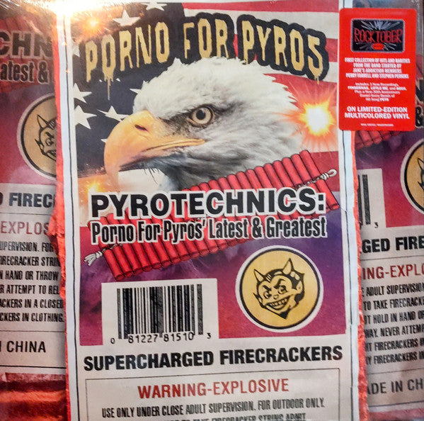 Porno For Pyros : Pyrotechnics: Porno For Pyros' Latest & Greatest (LP, Comp, Ltd, Cle)