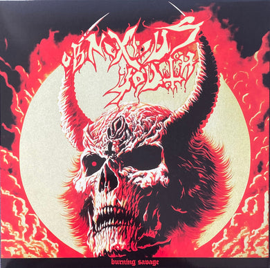 Obnoxious Youth : Burning Savage (LP, Album, Ltd, Red)