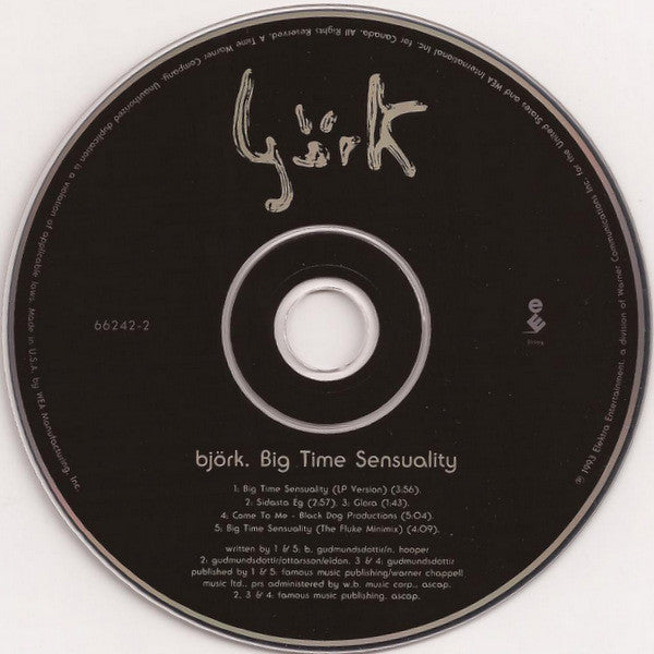 Björk : Big Time Sensuality (CD, Maxi, Dig)