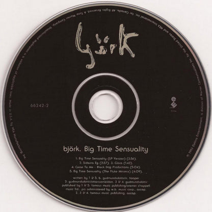 Björk : Big Time Sensuality (CD, Maxi, Dig)