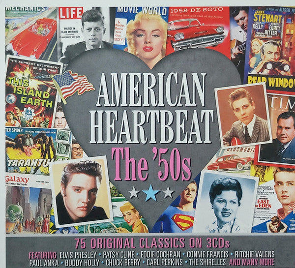 Various : American Heartbeat The '50s (3xCD, Comp)
