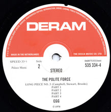 Egg (2) : The Polite Force (LP, Album, RE)