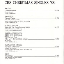 Various : CBS Christmas Singles '88 (CD, EP, Comp, Promo)