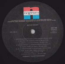 Kabaret Tekstpierement* : Wit Op Zwart (LP, Album)