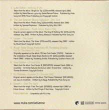 Various : Advance! 2002.1 (CD, Comp, Promo)