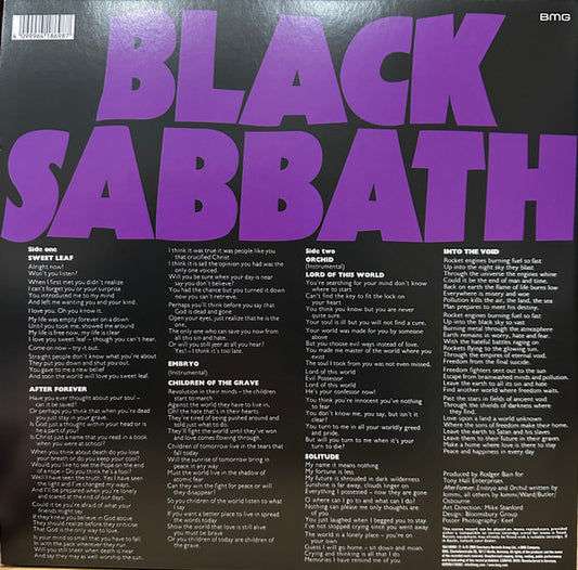 Black Sabbath : Master Of Reality (LP, Album, RE, RM + LP, RM)