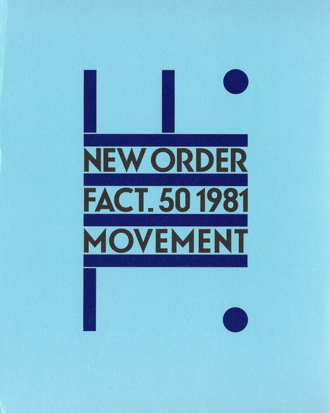New Order : Movement (Blu-ray, Blu-ray-A, Album, RE, RM, Multichannel, D)