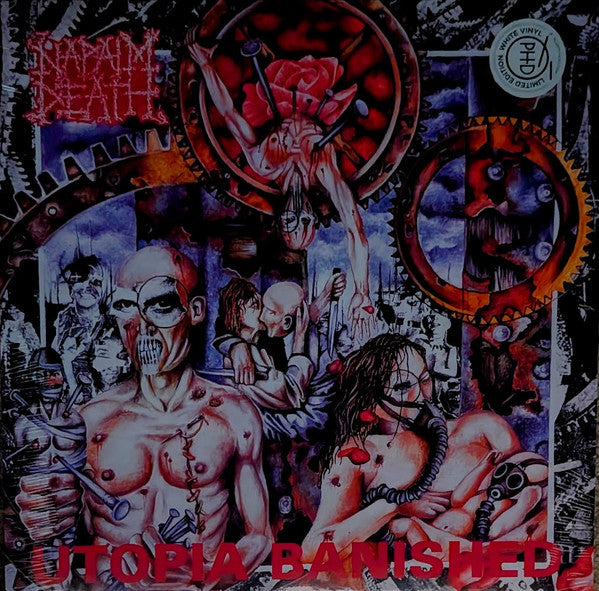 Napalm Death : Utopia Banished (LP, Album, RE, Whi)