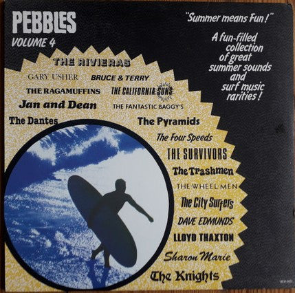 Various : Pebbles Vol. 4 (LP, Comp, RE, Unofficial, Blu)