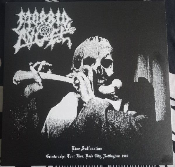 Morbid Angel : Live Suffocation - Grindcrusher Tour Live. Rock City, Nottingham 1989 (LP, Album, Ltd, Unofficial)