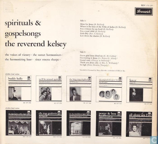 Various : Spirituals & Gospelsongs (LP, Comp)