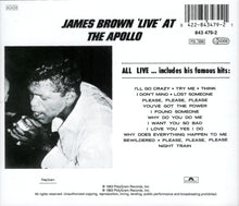 James Brown : Live At The Apollo 1962 (CD, Album, RE, Sli)