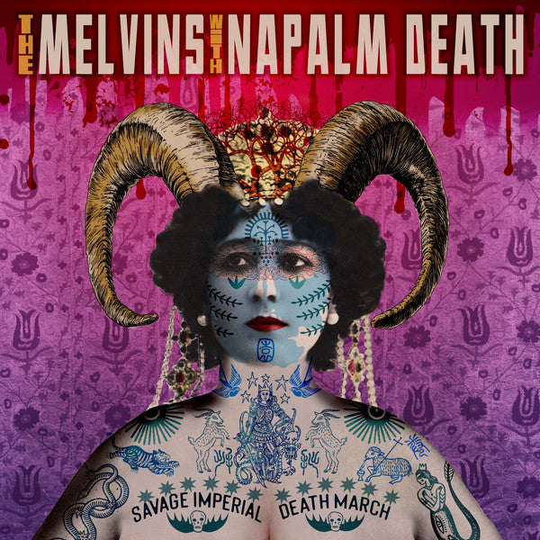 The Melvins* With Napalm Death : Savage Imperial Death March (LP, Ltd, Pur)