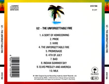U2 : The Unforgettable Fire (CD, Album, RE)