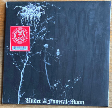 Darkthrone : Under A Funeral Moon (LP, Album, Ltd, RE, Cle)