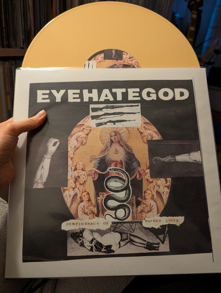 EyeHateGod : Confederacy Of Ruined Lives (LP, Album, Ltd, Num, RE, Yel)