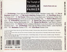 Charlie Parker : The Triumph Of Charlie Parker (CD)
